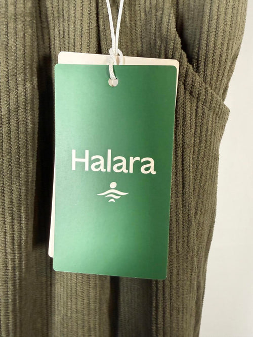 NWT Halara Mid Rise Zipper Pocket Corduroy Casual Pants Size Small