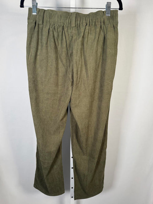 NWT Halara Mid Rise Zipper Pocket Corduroy Casual Pants Size Small