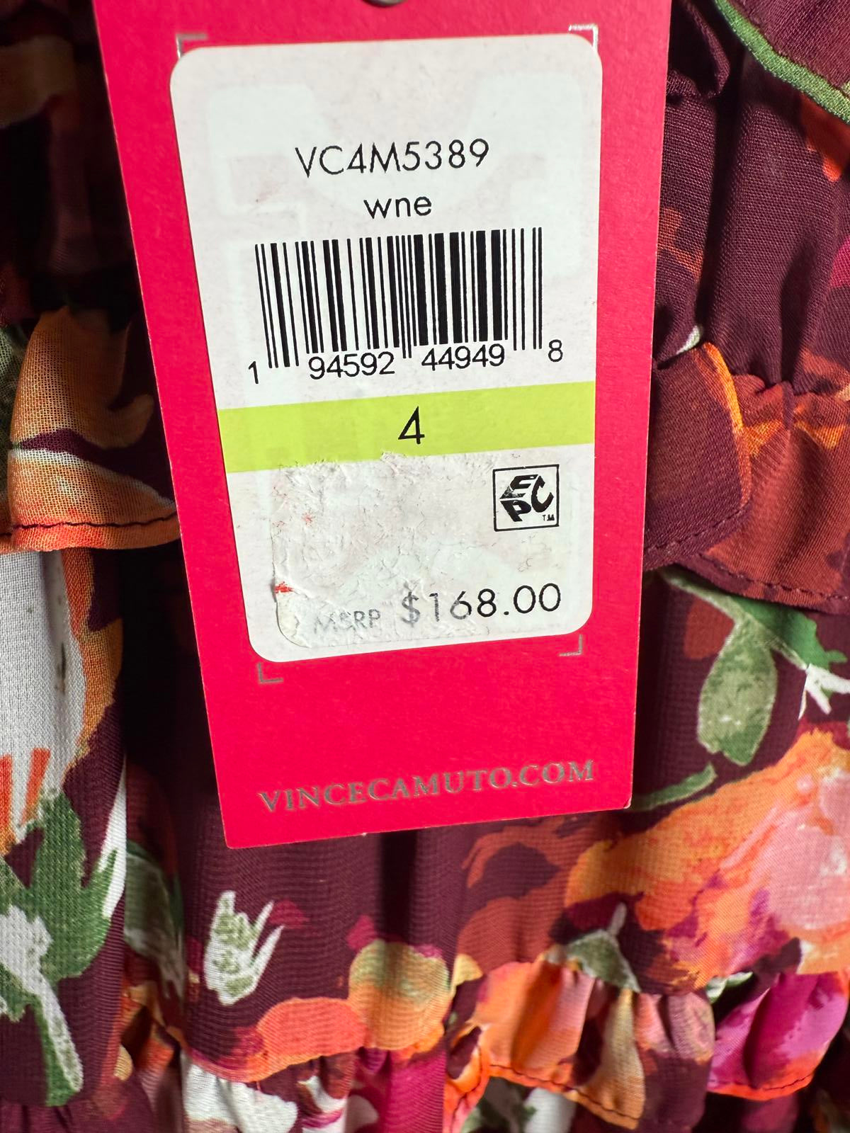 Vince Camuto Dress Size 4 NWT