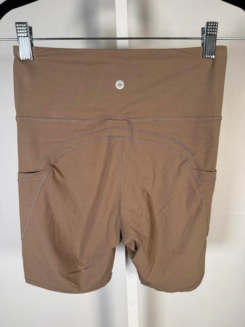 NWT Halara High-Waisted Biker Shorts with Side Pockets Size Small