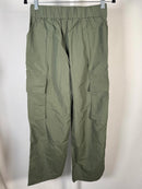 NWT Halara Mid Rise Button Zipper Side Pocket Wide Leg Cargo Pants Size XS