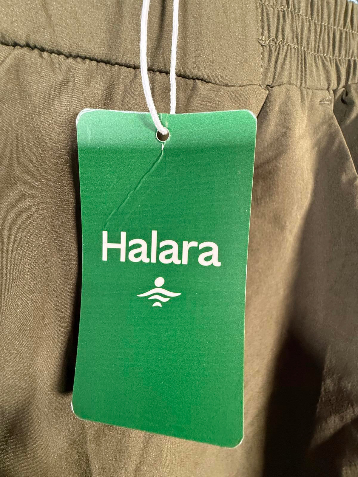 NWT Halara Olive Green Elastic Waist Drawstring Ankle Pants Size XL