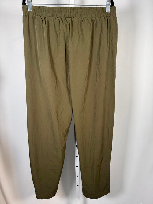 NWT Halara Olive Green Elastic Waist Drawstring Ankle Pants Size XL