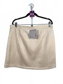 NWT Marc New York Faux Leather Mini Skirt Beige Size Large