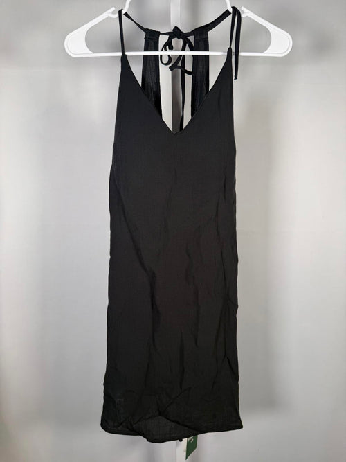 NWT Halara V Neck Tie Pocket Mini Linen-Feel Dress Size XL