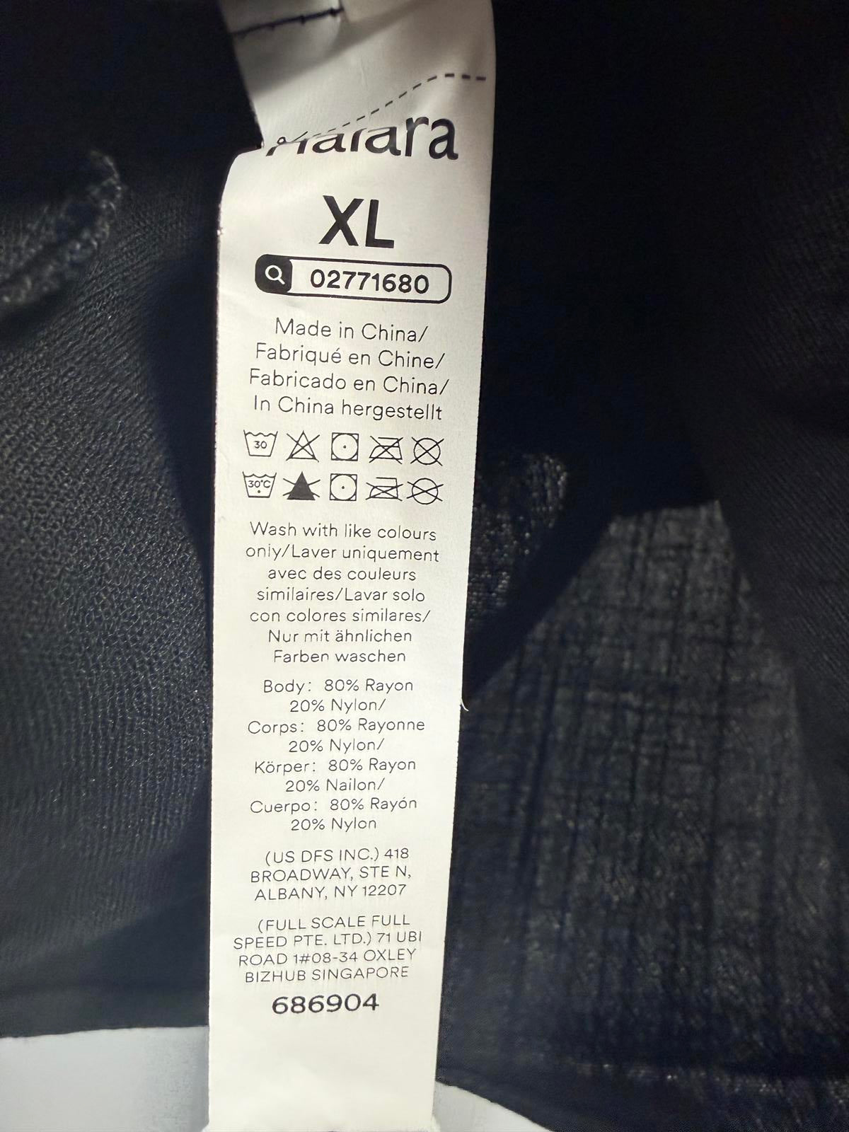 NWT Halara V Neck Tie Pocket Mini Linen-Feel Dress Size XL