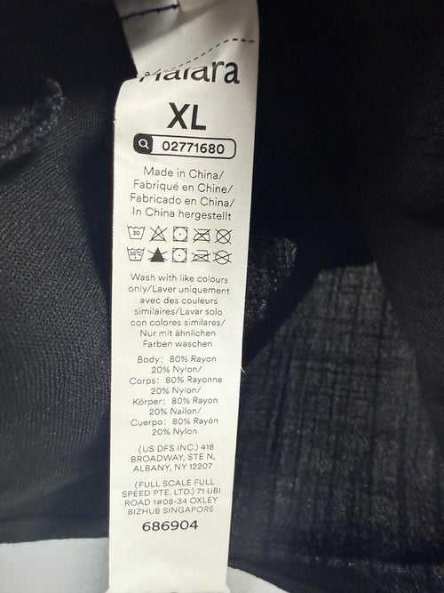 NWT Halara V Neck Tie Pocket Mini Linen-Feel Dress Size XL