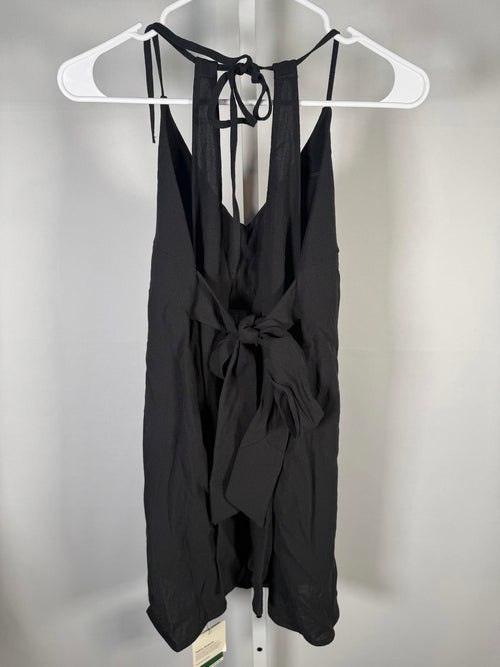 NWT Halara V Neck Tie Pocket Mini Linen-Feel Dress Size XL