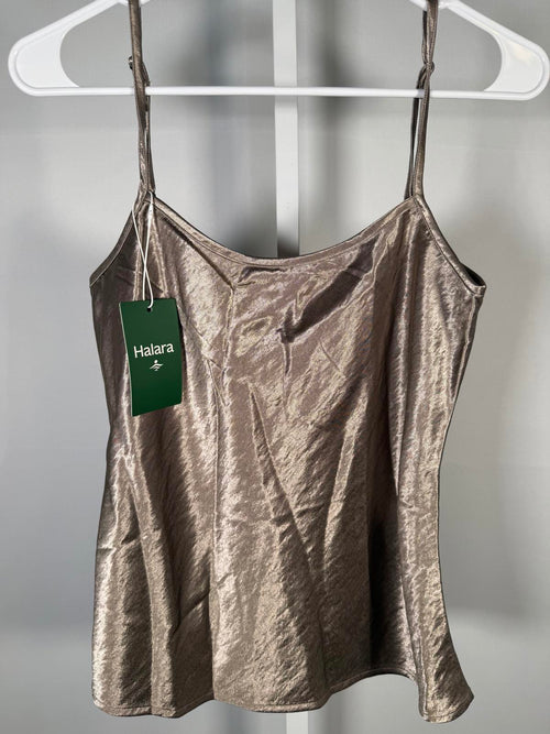 NWT Halara Satin Work Cami Top Size XS