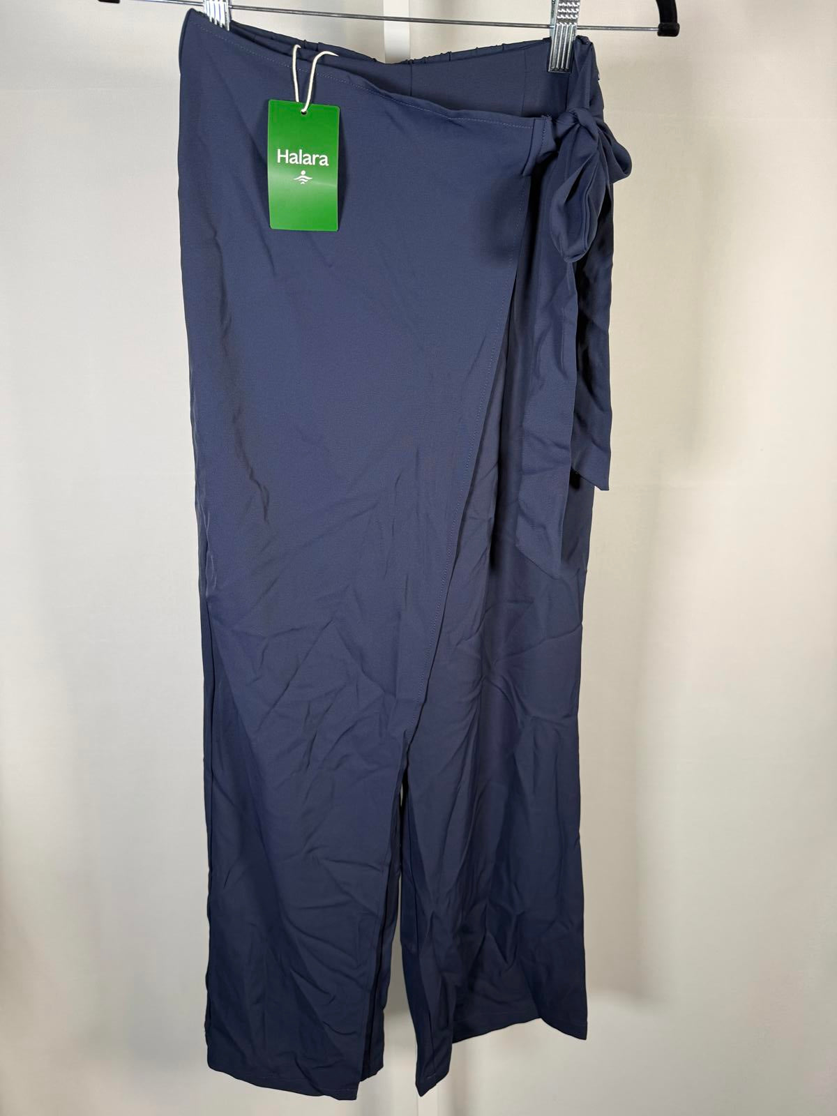 NWT Halara Flex™ High Waisted Tie Side Wide Leg Work Pants Size Small Petite