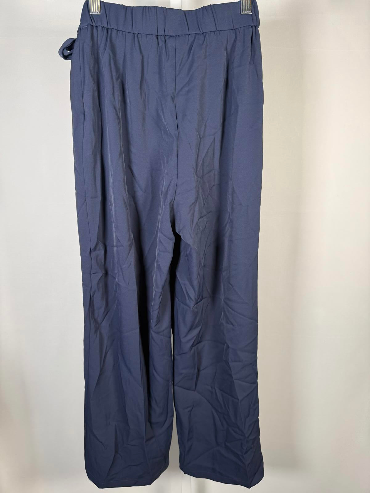 NWT Halara Flex™ High Waisted Tie Side Wide Leg Work Pants Size Small Petite