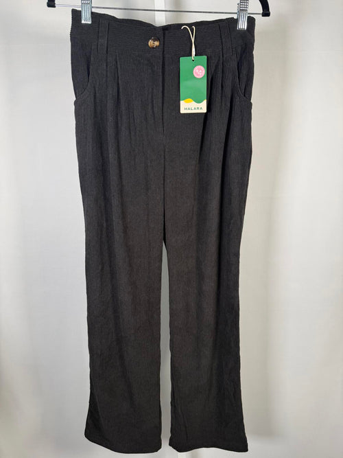 NWT Halara Mid Rise Zipper Pocket Corduroy Casual Pants Size XS