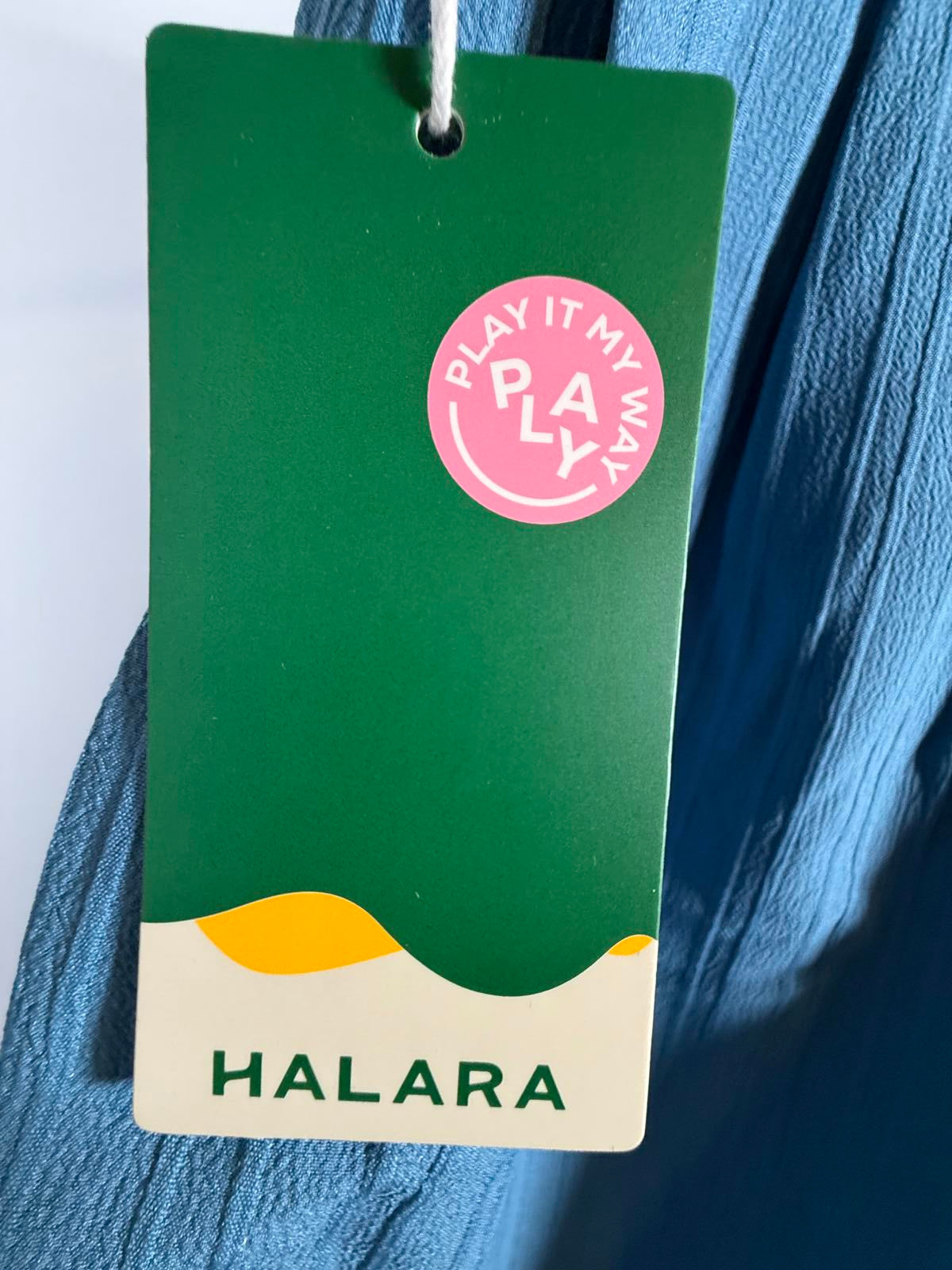 NWT Halara High Waisted Pocket Wide Leg Casual Linen-Feel Bermuda Shorts Size XS