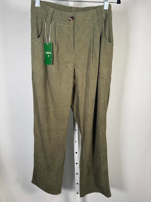 NWT Halara Mid Rise Zipper Pocket Corduroy Casual Pants Size XS