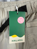 NWT Halara Women's Beige Casual Pants with Black Belt Size Medium
