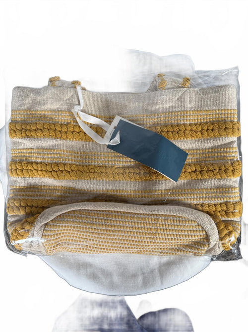 NWT Guadalupe Malta Mustard Tote Bag