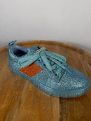 NWB OPENING CEREMONY La Cienega Glitter Lace Up Platform Sneakers Size 5