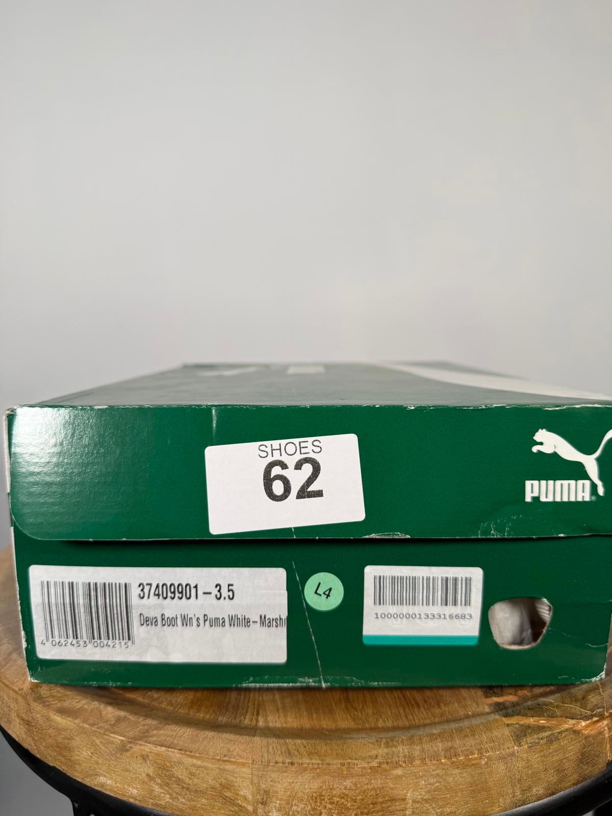 NWB Puma Deva Boot Women's White Lifestyle Sneakers Shoes Size 6