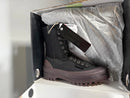 PAURA x Superga 2360 Cotsu Boots US 6.5 EU 37 Black Red Jellygum Zip Lace Up NWB