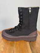 PAURA x Superga 2360 Cotsu Boots US 6.5 EU 37 Black Red Jellygum Zip Lace Up NWB