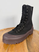 PAURA x Superga 2360 Cotsu Boots US 6.5 EU 37 Black Red Jellygum Zip Lace Up NWB