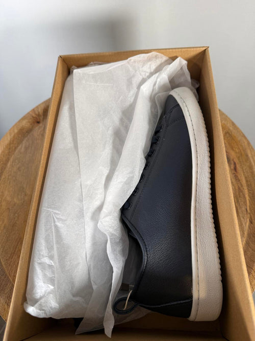 Paul Smith Miyata Leather Trainers Dark Navy Men’s 7 EU 40 Luxury Sneakers NWB