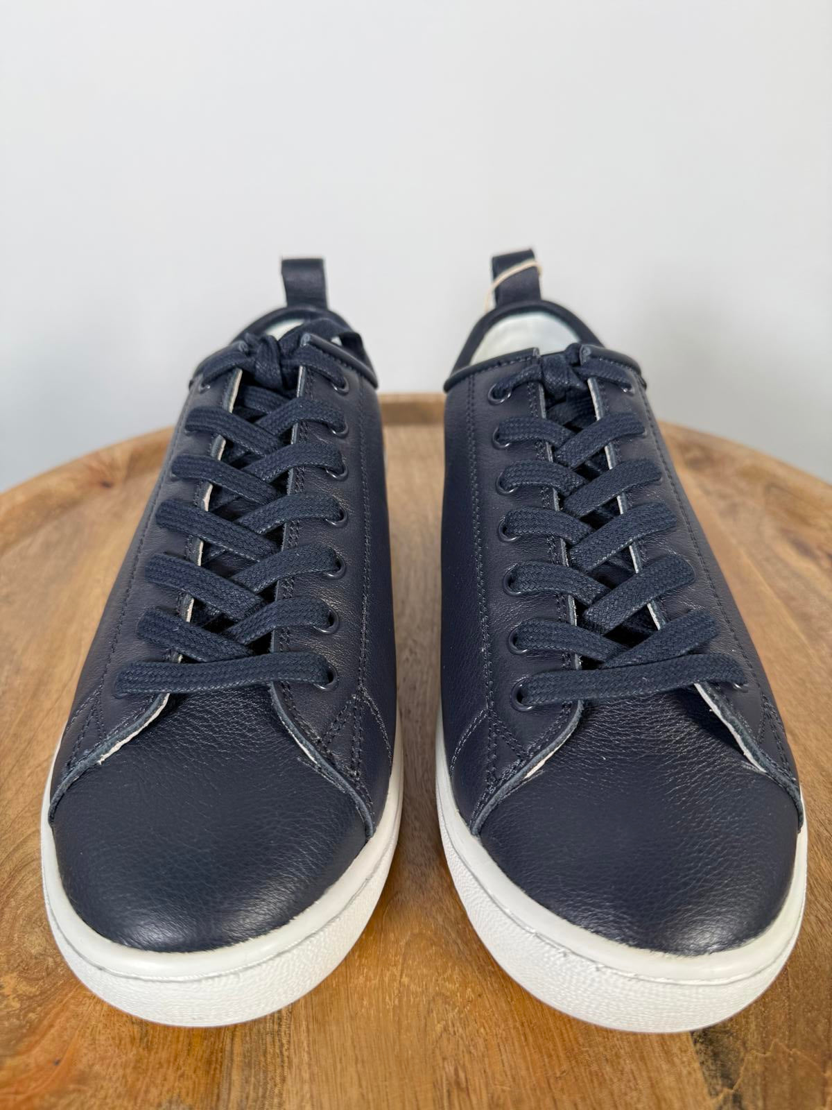 Paul Smith Miyata Leather Trainers Dark Navy Men’s 7 EU 40 Luxury Sneakers NWB