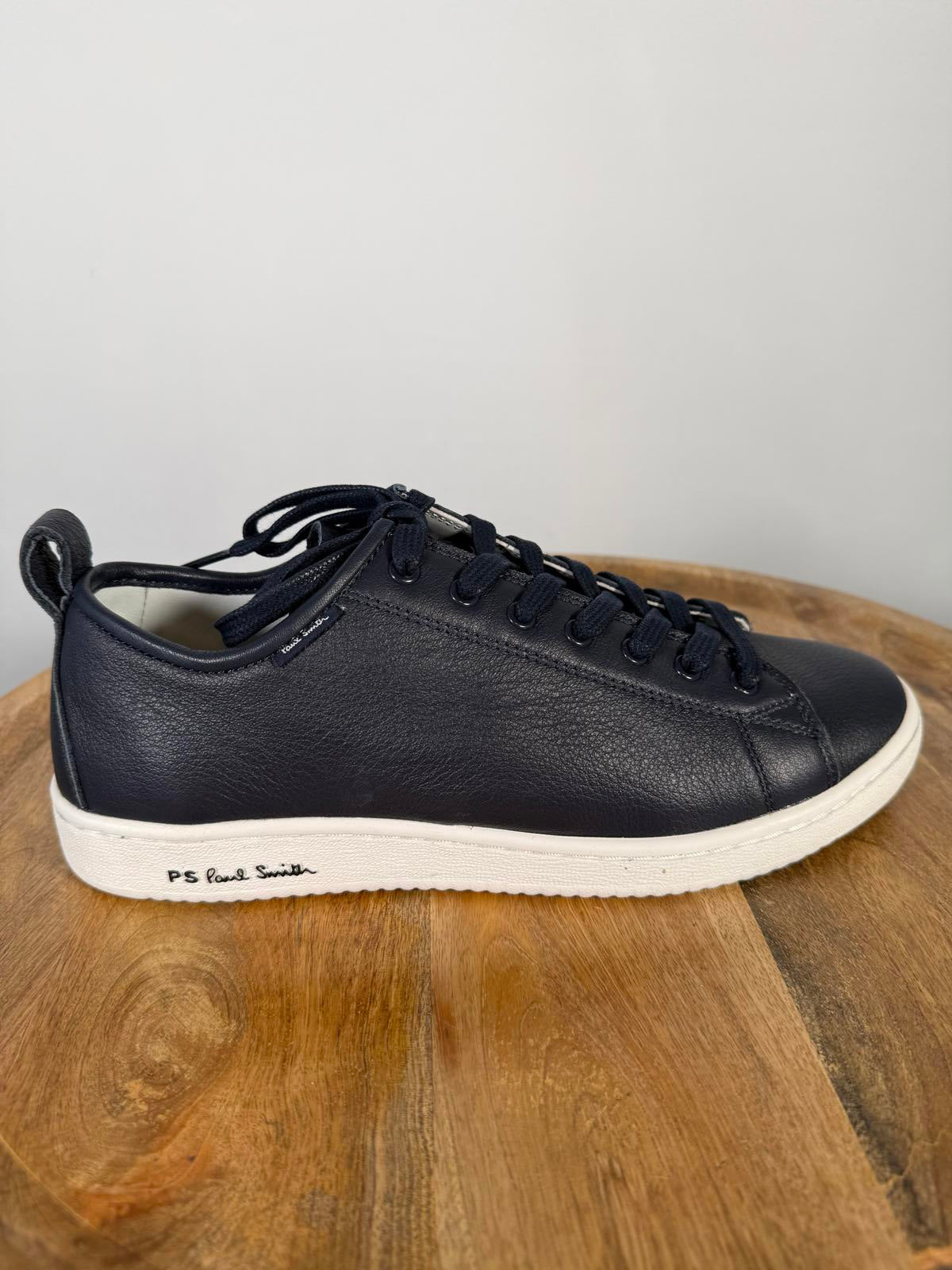 Paul Smith Miyata Leather Trainers Dark Navy Men’s 7 EU 40 Luxury Sneakers NWB