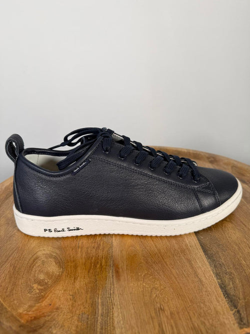 Paul Smith Miyata Leather Trainers Dark Navy Men’s 7 EU 40 Luxury Sneakers NWB