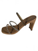 NWB Kaanas Fortuna Triple Band Heel Sandals Size 9