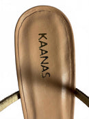 NWB Kaanas Fortuna Triple Band Heel Sandals Size 9