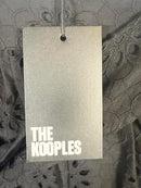 NWT The Kooples Black Eyelet Broderie Anglaise Skirt FR 1 US Small