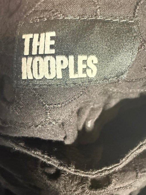 NWT The Kooples Black Eyelet Broderie Anglaise Skirt FR 1 US Small