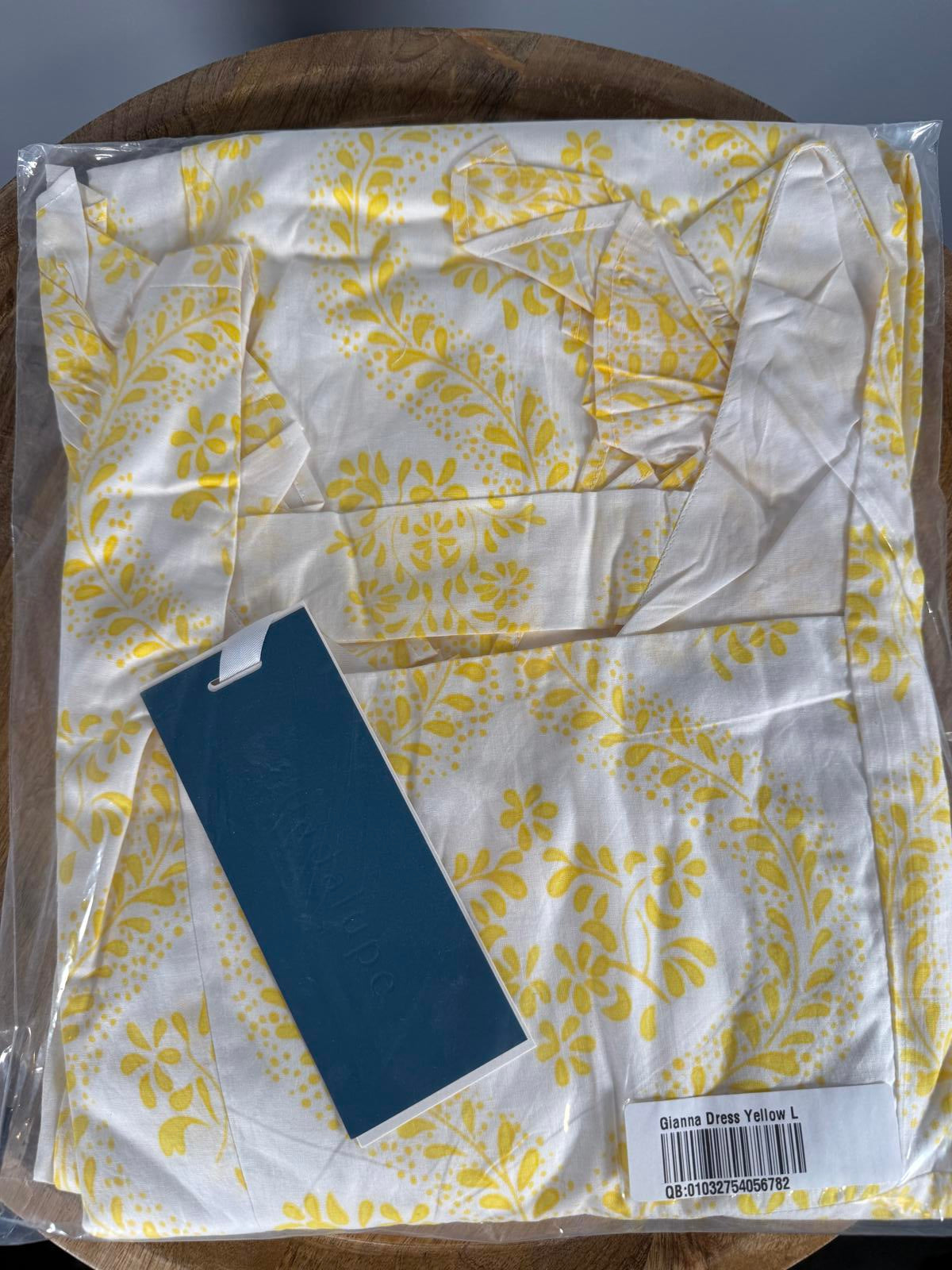 NWT Guadalupe Gianna Dress Yellow Size Large