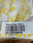 NWT Guadalupe Gianna Dress Yellow Size Large