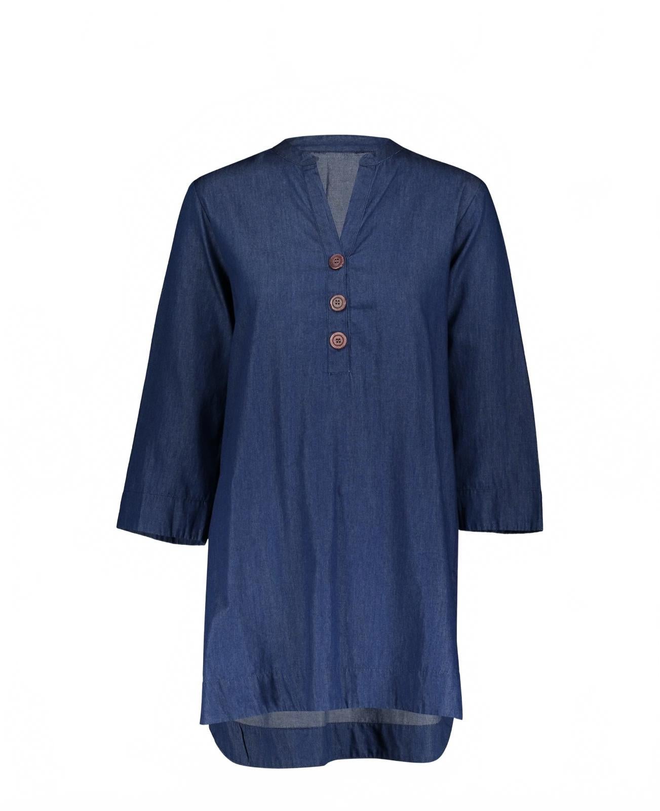 NWT Guadalupe Freya Denim Tunic Women's Large