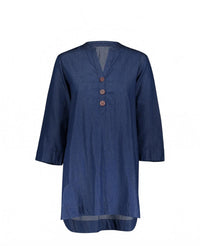 NWT Guadalupe Freya Denim Tunic Women's Large