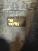 The Kooples NWT Sleeveless Denim Shirt Blue Slim Fit Size 2 / US Small-Medium