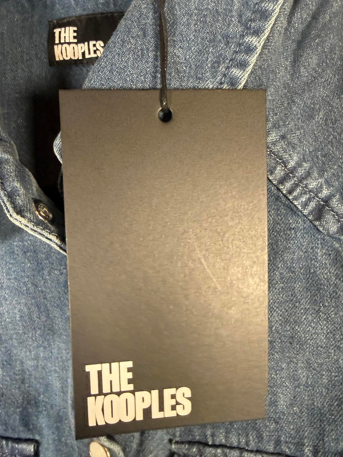 NWT The Kooples NWT Sleeveless Denim Shirt Blue Slim Fit Size 1 / US XS - Small