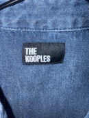 NWT The Kooples NWT Sleeveless Denim Shirt Blue Slim Fit Size 1 / US XS - Small