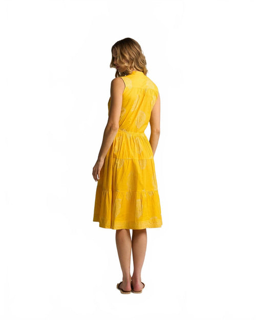 NWT Guadalupe Aluna Yellow Dress Size Large