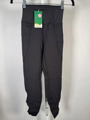 NWT Halara High Waisted Cut-Out Yoga 7/8 Leggings with Pockets Black XS