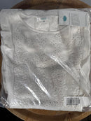 NWT Guadalupe Castel Short Dress Off White Size Medium