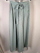 NWT Halara Soft Sage High-Waist Wide Leg Pants with Belt Size XS
