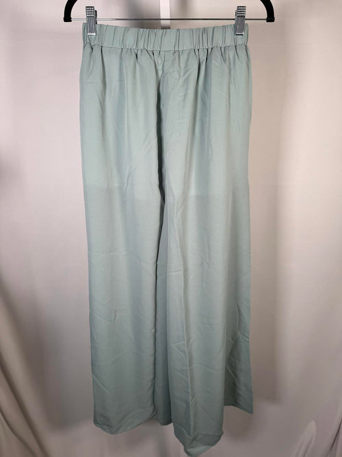 NWT Halara Soft Sage High-Waist Wide Leg Pants with Belt - Size XS