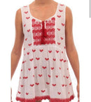 NWT Guadalupe Arabella Red Embroidered Top Medium