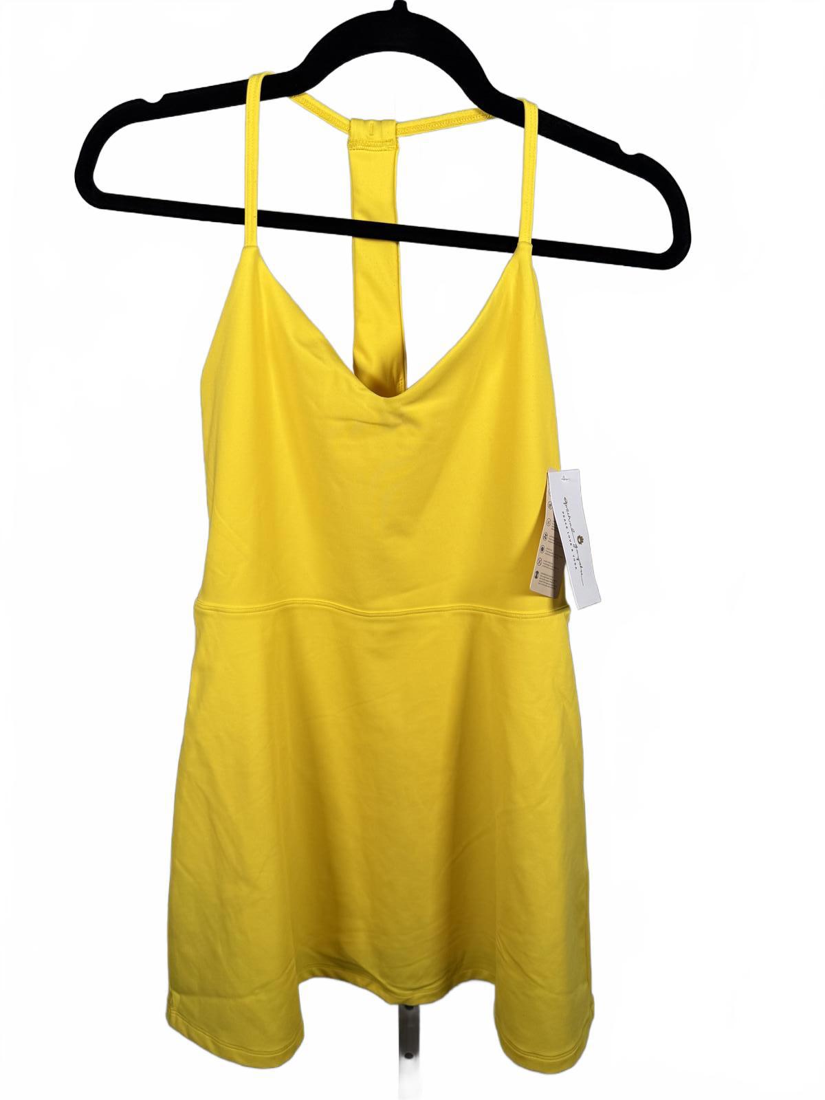 NWT Spiritual Gangster Jet Active Dress Yellow Size Small
