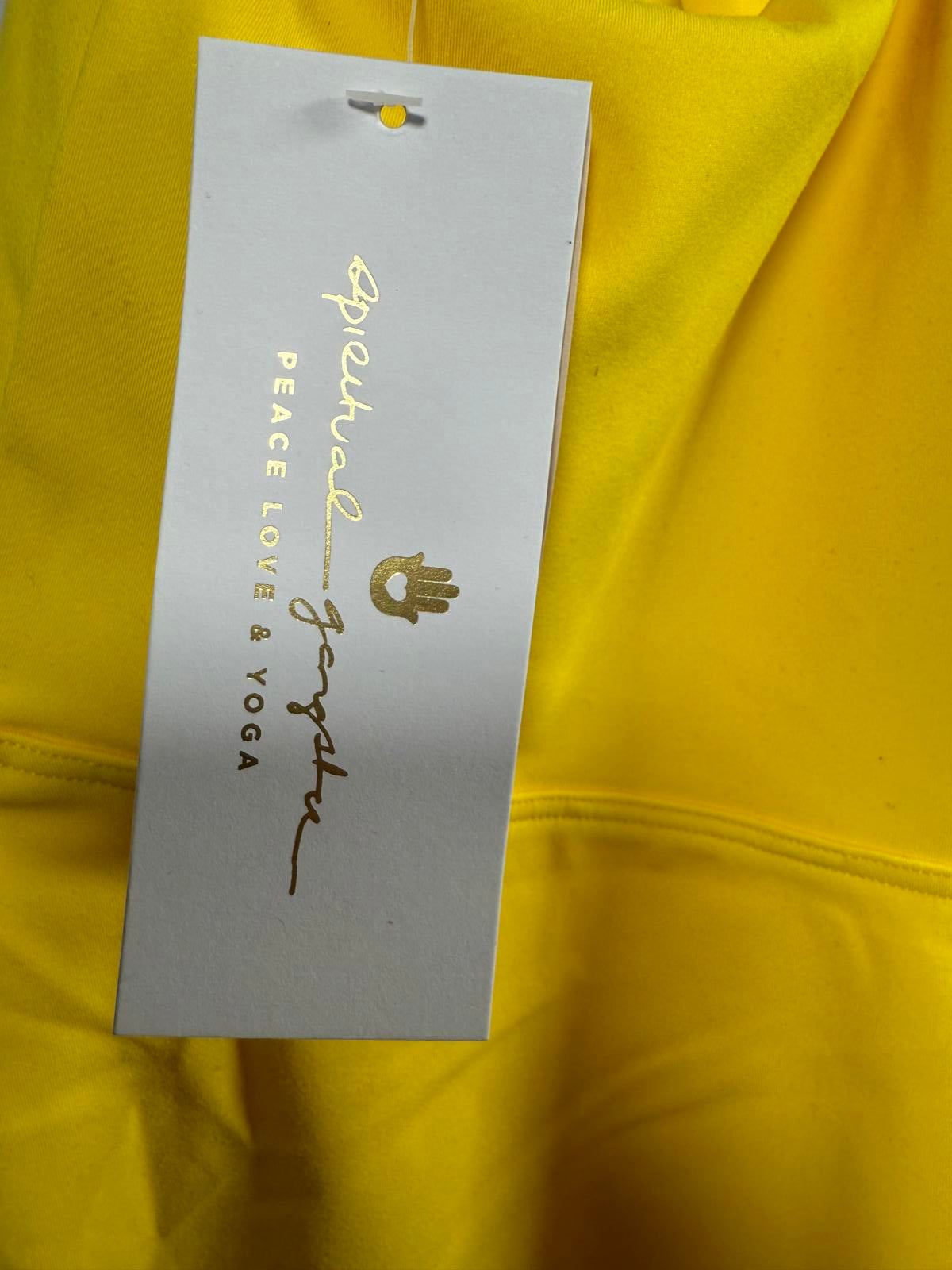 NWT Spiritual Gangster Jet Active Dress Yellow Size Small
