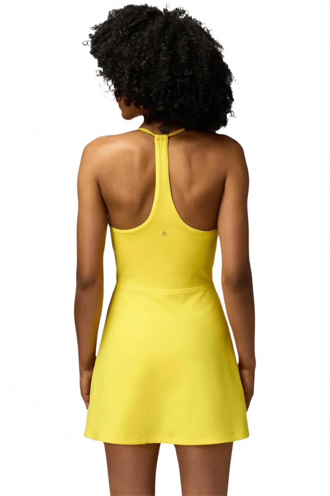 NWT Spiritual Gangster Jet Active Dress Yellow Size Small