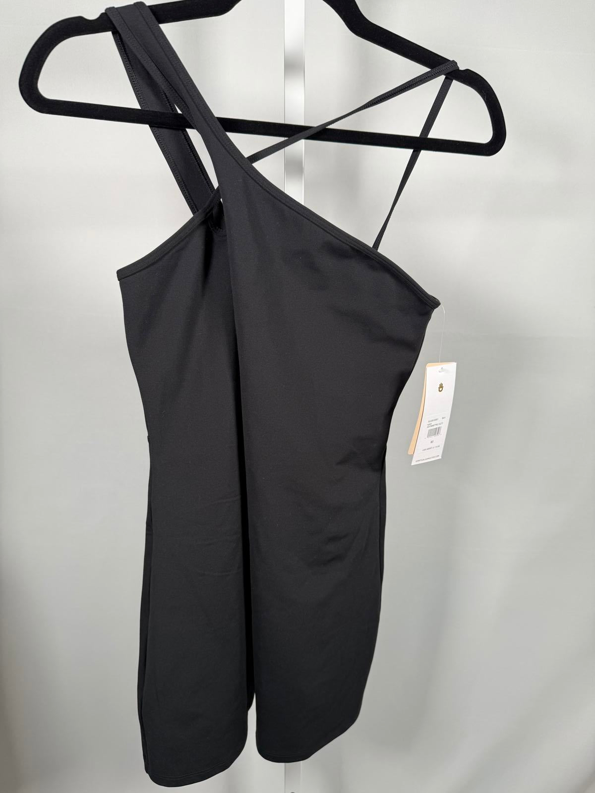 NWT Spiritual Gangster Kaci Asymmetric Active Women’s Dress Black Size M